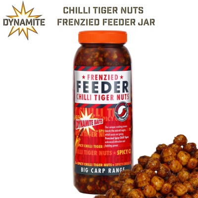 Dynamite Baits Frenzied Feeder Chilli Tiger Nuts Jar 2.5L | DY036