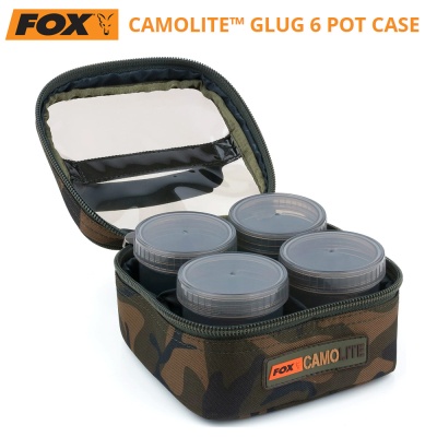 Футляр Fox Camolite Glug 6 Pot | Мешок ящиков для приманки
