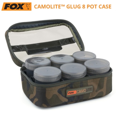 Футляр Fox Camolite Glug 8 Pot | Мешок ящиков для приманки