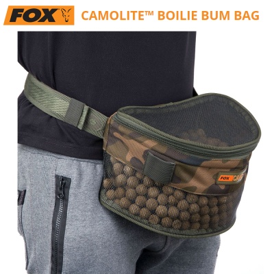 Чанта за протеинови топчета Fox Camolite Boilie Bum Bag 2.5kg