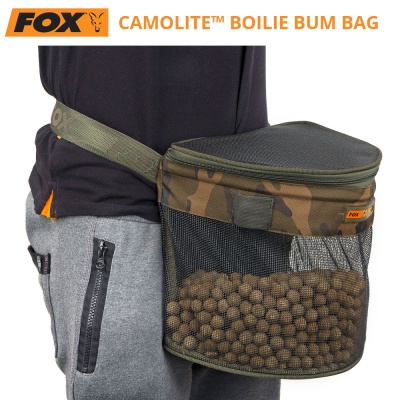 Чанта за протеинови топчета Fox Camolite Boilie Bum Bag 6kg