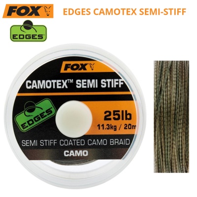 Fox Edges Camotex Semi-Stiff Coated Braid 20m