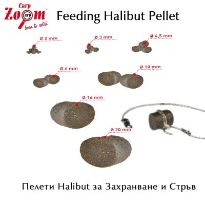 Carp Zoom Feeding Halibut Pellet | AkvaSport.com