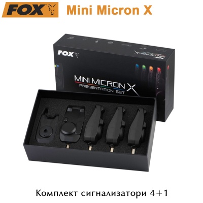 4+1 Fox Mini Micron X | CEI199 | Bait Alarm set