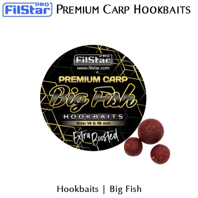 Big Fish | 14 & 18mm | Filstar Premium Carp Hookbaits | AkvaSport.com