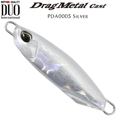 Duo Drag Metal Cast Jig | PDA0005 Silver