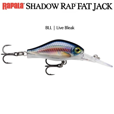 Rapala Shadow Rap Fat Jack 4см | Кастинговый воблер