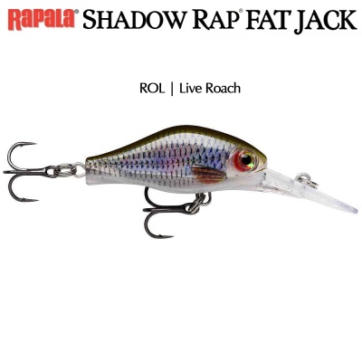 Rapala Shadow Rap Fat Jack 4см | Кастинговый воблер