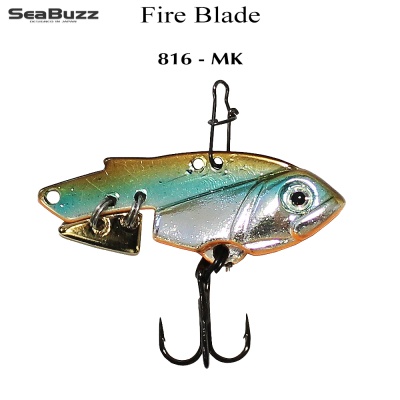 816 - MK Casting Lure | Sea Buzz Fire Blade | AkvaSport.com