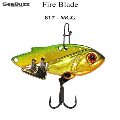 817 - MGG Casting Lure | Sea Buzz Fire Blade | AkvaSport.com