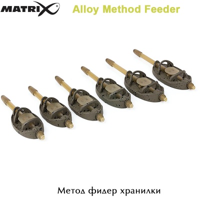 Метод фидер хранилки ICS | Matrix Alloy Method Feeder | Размери, тегло 15 - 45g | AkvaSport.com