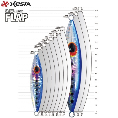 Xesta Slow Emotion Flap Jigs| Sizes