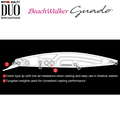 DUO Beach Walker Гуадо 130S | воблер