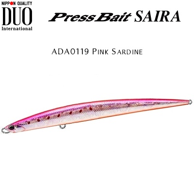 DUO Press Bait Saira 175 | ADA0119 Pink Sardine