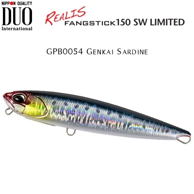 DUO Realis Fang Stick 150 SW Limited | GPB0054 Genkai Sardine