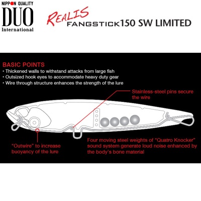 DUO Realis Fang Stick 150 SW Limited | Inner Structure