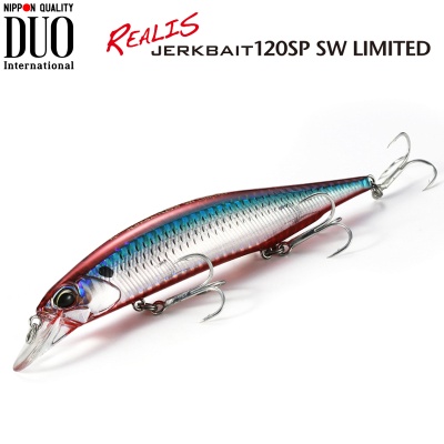 DUO Realis Jerkbait 120SP SW Limited | Suspending Minnow Lure for Saltwater Fishing