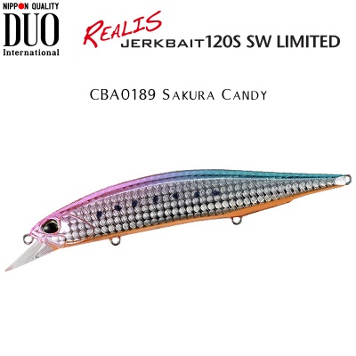 DUO Realis Jerkbait 120S SW Limited | CBA0189 Sakura Sardine