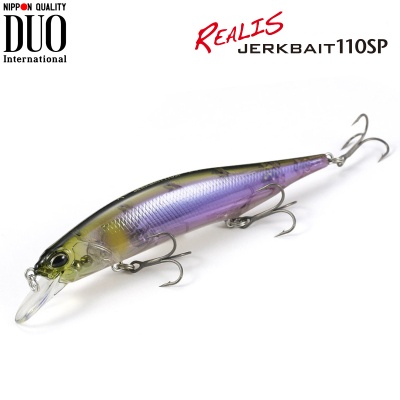 DUO Realis Jerkbait 110SP | Suspending Minnow Lure for Freshwater Fishing
