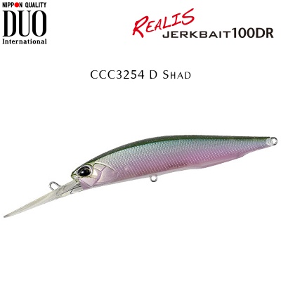 DUO Realis Jerkbait 100DR | CCC3254 D Shad