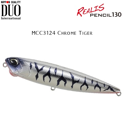 DUO Realis Pencil 130 | MCC3124 Chrome Tiger