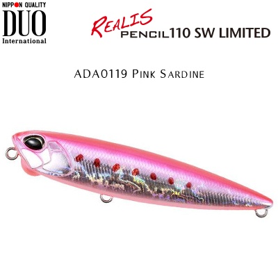 DUO Realis Pencil 110 SW Limited | ADA0119 Pink Sardine