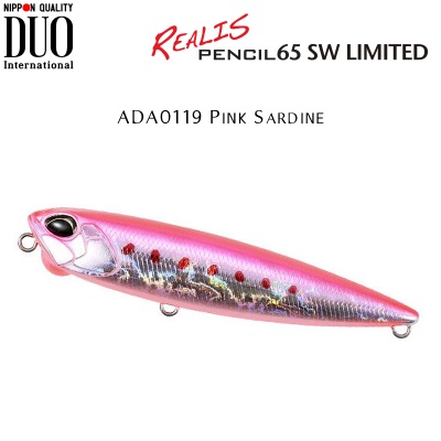DUO Realis Pencil 65 SW Limited | ADA0119 Pink Sardine