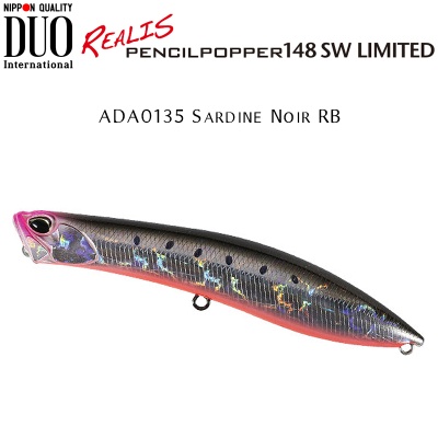 DUO Realis Pencilpopper 148 SW Limited | ADA0135 Sarashi Sardine RB