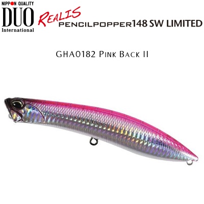 DUO Realis Pencilpopper 148 SW Limited | GHA0182 Pink Back II
