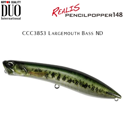 DUO Realis Pencilpopper 148 | CCC3853 Largemouth Bass ND