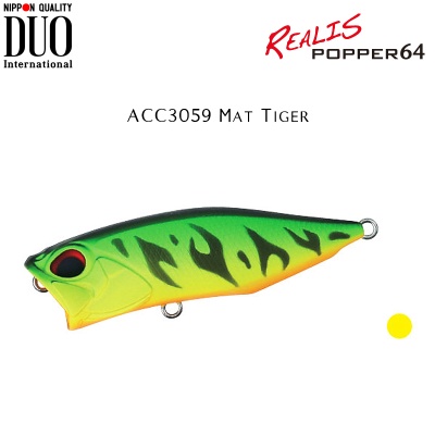 DUO Realis Popper 64 | ACC3059 Mat Tiger