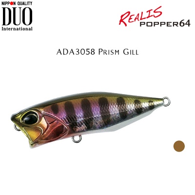 DUO Realis Popper 64 | ADA3058 Prism Gill