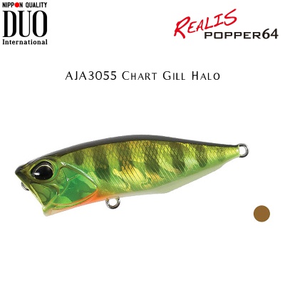 DUO Realis Popper 64 | AJA3055 Chart Gill Halo