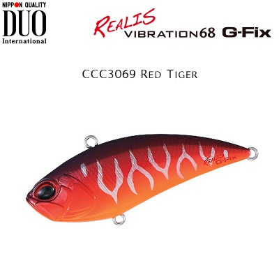DUO Realis Vibration 68 G-Fix | CCC3069 Red Tiger