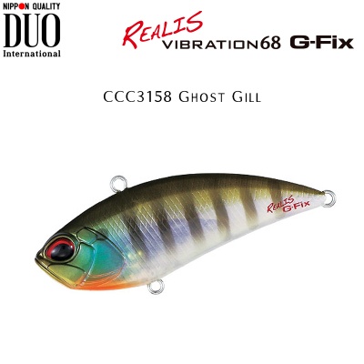 DUO Realis Vibration 68 G-Fix | CCC3158 Ghost Gill