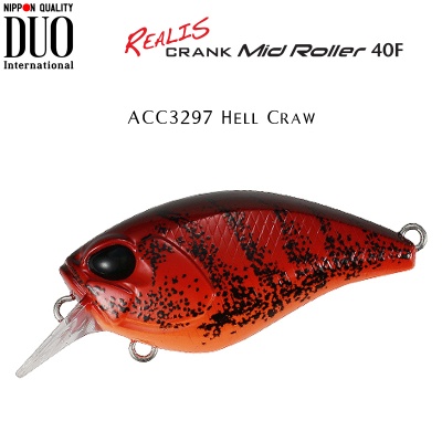 DUO Realis Crank Mid Roller 40F | ACC3297 Hell Craw