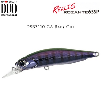 DUO Realis Rozante 63SP | DSB3110 GA Baby Gill