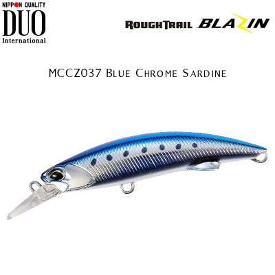 DUO Rough Trail Blazin 92 | MCCZ037 Blue Chrome Sardine