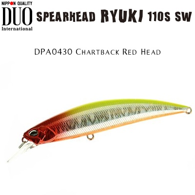 DUO Spearhead Ryuki 110S SW Limited | DPA0430 Chartback Red Head