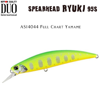 DUO Spearhead Ryuki 95S | ASI4044 Full Chart Yamame