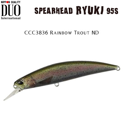DUO Spearhead Ryuki 95S | CCC3836 Rainbow Trout ND