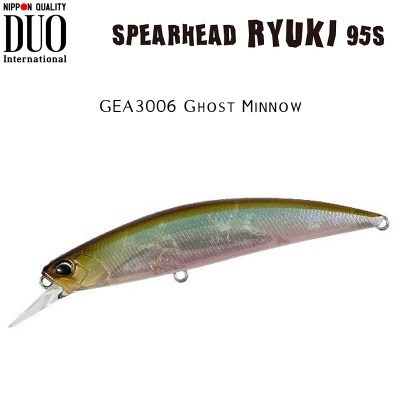 DUO Spearhead Ryuki 95S | GEA3006 Ghost Minnow