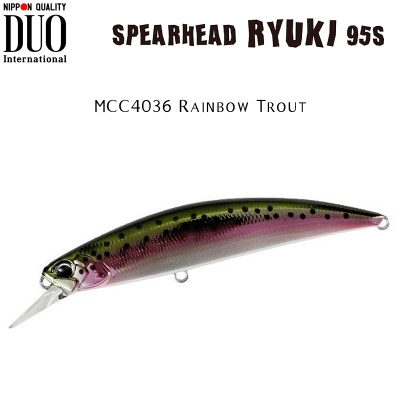 DUO Spearhead Ryuki 95S | MCC4036 Rainbow Trout