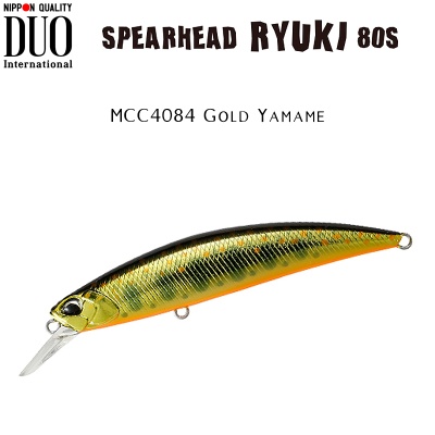 DUO Spearhead Ryuki 80S | MCC4084 Gold Yamame