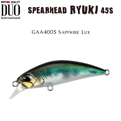 DUO Spearhead Ryuki 45S | DAA4005 Sapphire Lux