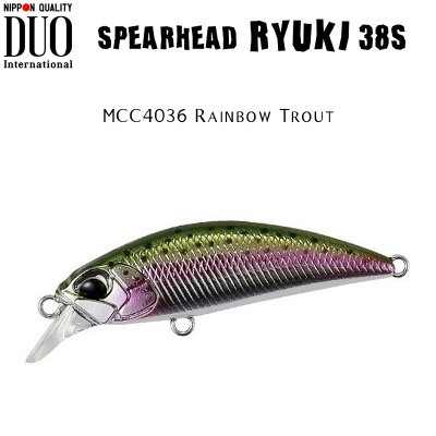 DUO Spearhead Ryuki 38S | MCC4036 Rainbow Trout