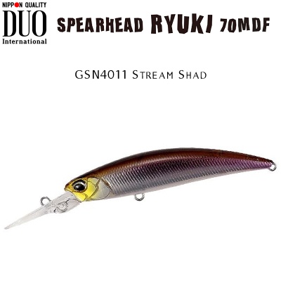 DUO Spearhead Ryuki 70MDF | GSN4011 Stream Shad