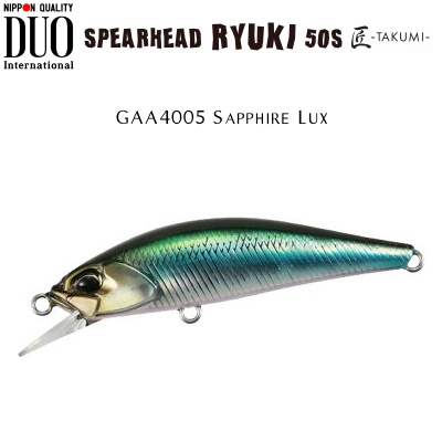 DUO Spearhead Ryuki 50S Takumi | GAA4005 Sapphire Lux