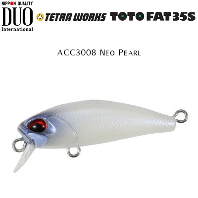 DUO Tetra Works Toto Fat 35S | ACC3008 Neo Pearl