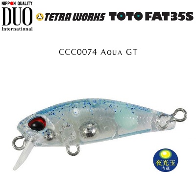 DUO Tetra Works Toto Fat 35S | CCC0074 Aqua GT